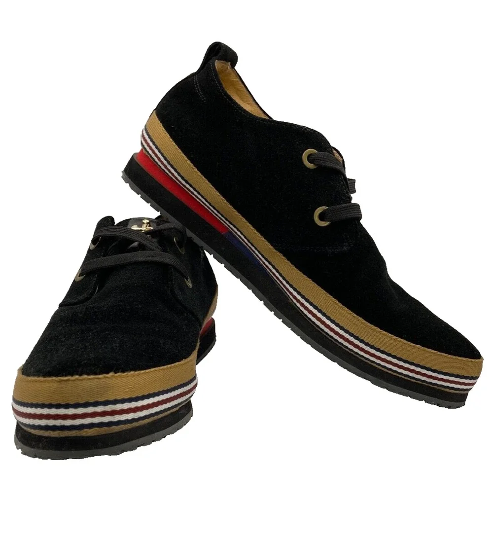 Pre-owned BaBiDiEr Suede Shoes Black 4VS